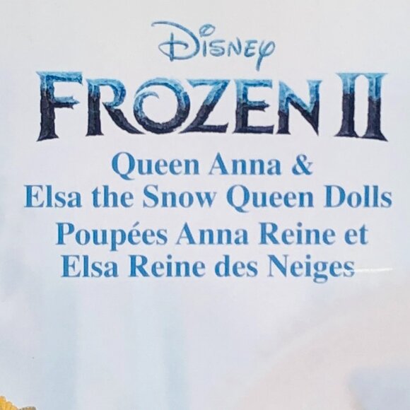 Frozen II Queen Anna & Elsa The Snow Queen Adventure Dolls 2 Pack New in Box - Picture 16 of 16